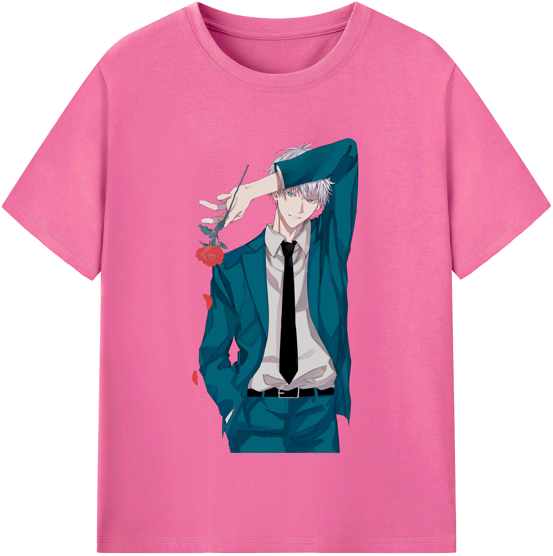 （画像用） 呪術廻戦 Jujutsu Kaisen レディースカジュアルプリントTシャツ（綿100％）